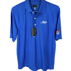NWT Greg Norman Play Dry Alaqua Orlando FL IOA Golf Classic Polo Size M Blue
